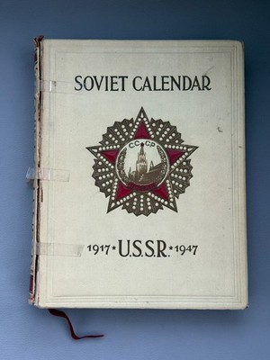 SOWJETISCHER KALENDER 1917-1947 sehr seltenes Buch voller Informationen & Bilder.