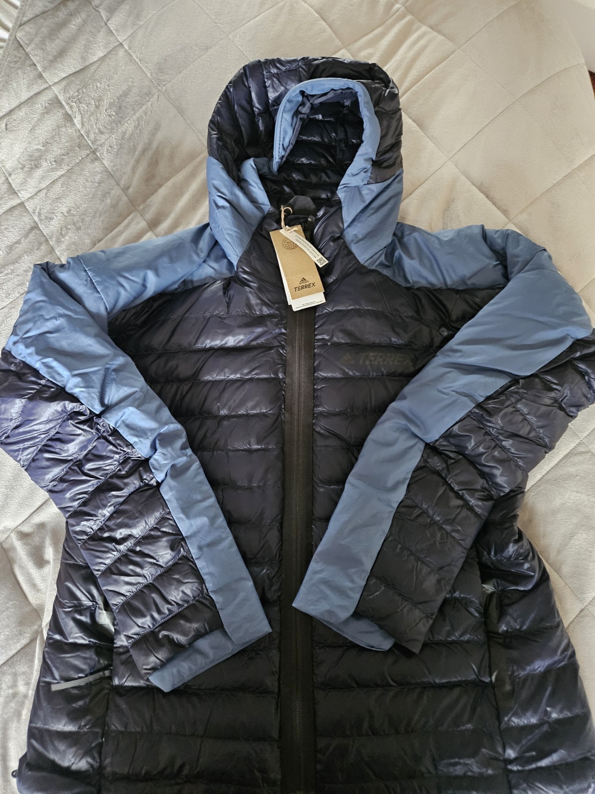 adidas Terrex Myshelter HH9284 Down Jacket BMWT RRP£280 Sz L UK 16-18 Cold.rdy image 3