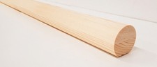 Pine 50mm mopstick round stair handrail 3.6m wooden timber wall support rail