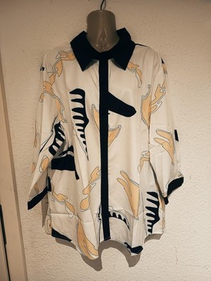 Plus-Size Gr.46, Sehr Elegante Bluse Nahöstlicher Stil, Neu