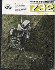 Massey-Ferguson "732" Grass Mower Brochure Leaflet