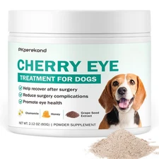 Dog Cherry Eye Treatment Supplements — Redness Swelling Relief, Eye Health Care