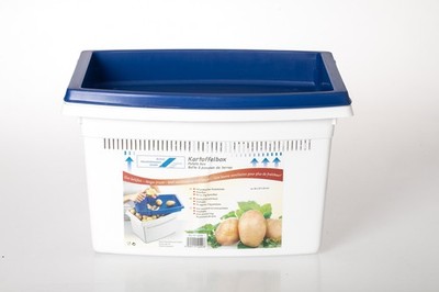 Kartoffelbox mit Deckelschale 36x27x22cm für ca. 5 Kg. Kartofflen Zwiebeln Äpfel