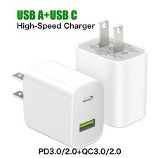 For iPhone 14 13 12 11 20W Fast Charger Block USB Type C Wall Power Adapter