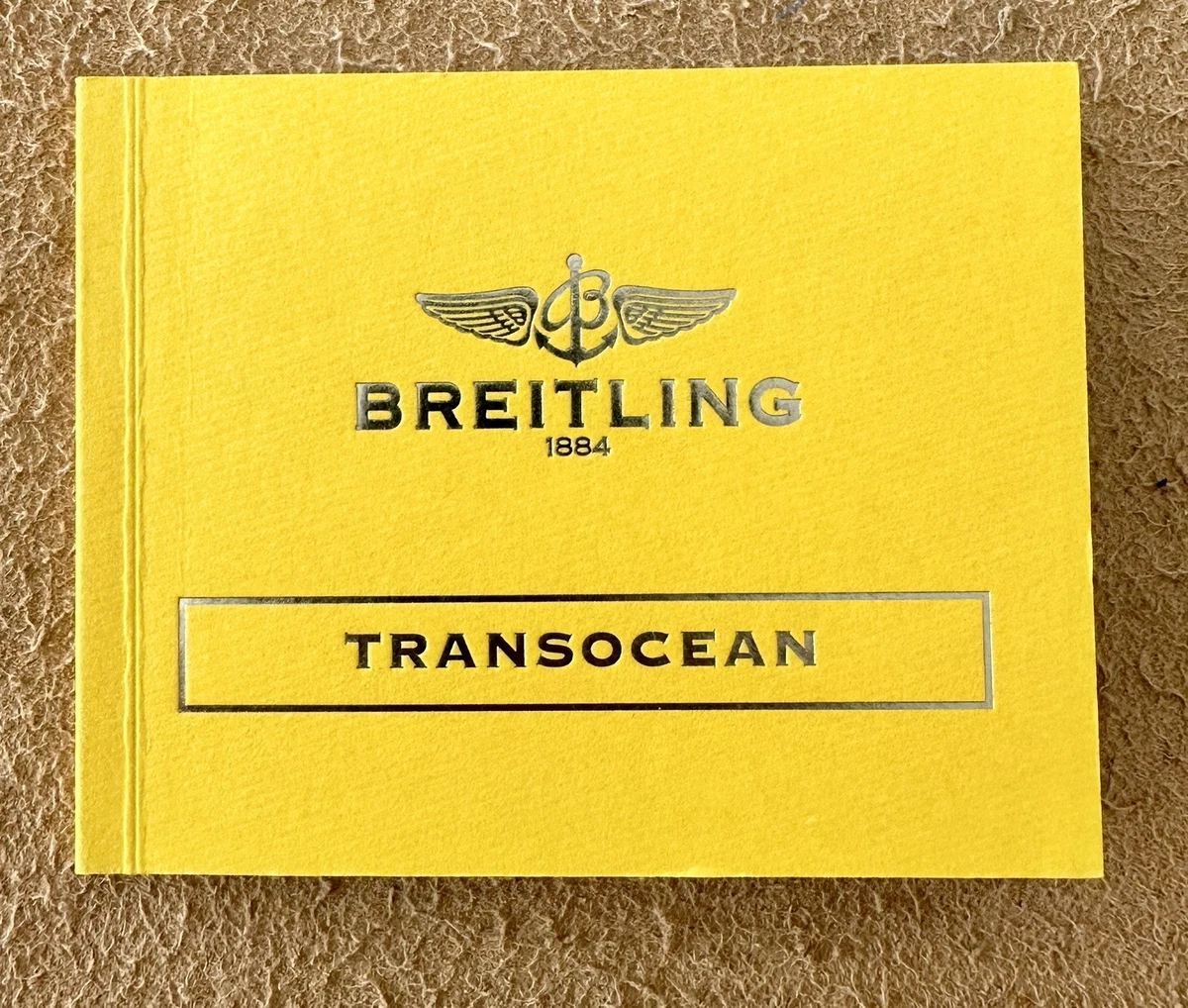 Folleto de instrucciones Breitling Transocean Date