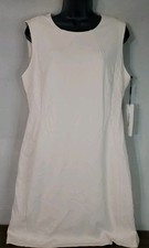 Calvin Klein Sleeveless Sheath Dress CK LOGO ALONG BOTH SIDES SIZE 12 Lined