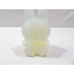 Opalite sitting Labubu, opalescent small figure, 1.25" tall