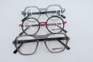 JOB LOT x3 ROUSSILHE eyeglasses frames made in France Deadstock