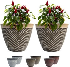 SG Traders Starry Sky Plant Pot Set - Stylish Planters for Outdoor Gardening