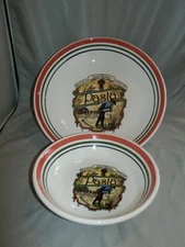 Himark San Remo Italy Serving and Individual Pasta Bowls 11 3/4" & 8 3/8" Across