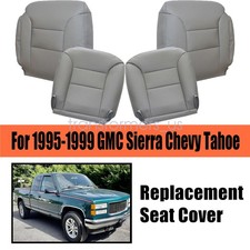 For 1995 1996 1997 1998 1999 Chevy Tahoe Suburban Leather Seat Covers Gray For 1995 1996 1997 1998 1999 Chevy Tahoe Suburban Leather Seat Covers Gray