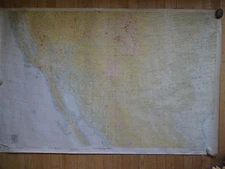 1955 - LARGE - UNITED STATES SOUTHWEST - JET NAVIGATION CHART