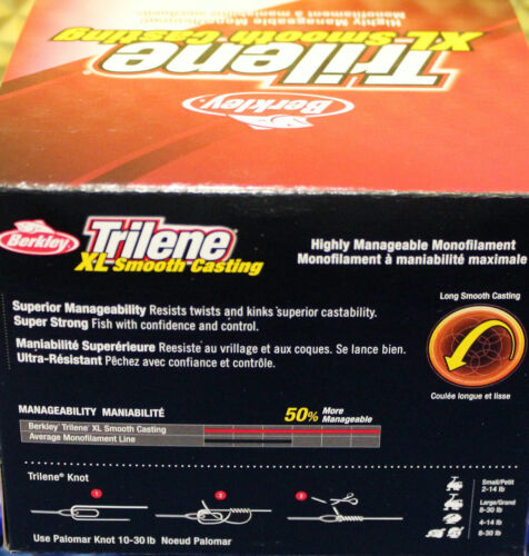 Línea de fundición suave Berkley Trilene XL verde baja visibilidad ¡ELIGE PESO! - Imagen 4 de 13