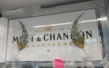 Large Moet & Chandon 3D Liquid Art Picture Frame