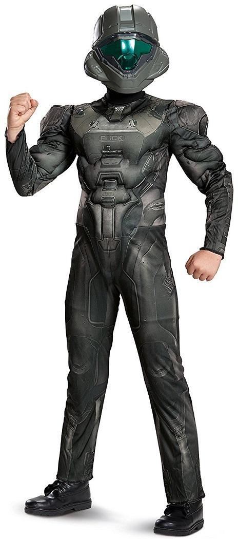 Spartan Buck Muscle Halo Military Soldier Fancy Dress Halloween