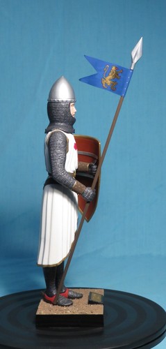 Well-Built and Painted Aurora Model THE CRUSADER K-7 Knight 1958 Vintage - Picture 5 of 16