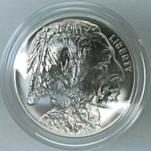 2001 American Buffalo 2 Coin Proof Silver Dollars Commemorative Coin Set w/ COA - Picture 4 of 9