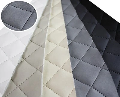 Ecopelle trapuntata mobili tessuto a metraggio tessuto imbottito tessuto PU - tessuto per mobili 50 x 140 cm