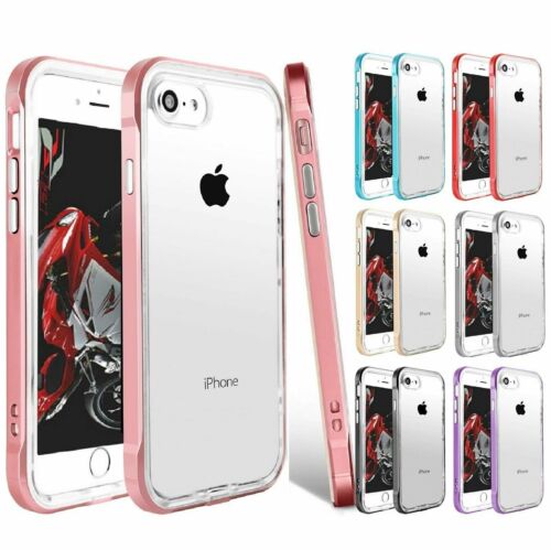 For iPhone 8 7 6 Plus X XS XR Max Clear Case Cover Shockproof TPU Bumper - Picture 1 of 24