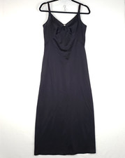 Vintage Olga Gown Womens 34 Black USA Made 19090 100 Nylon