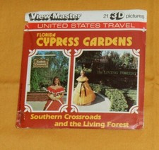 CYPRESS GARDENS SOUTHERN CROSSROADS THE LIVING FOREST VIEW-MASTER REELS packet