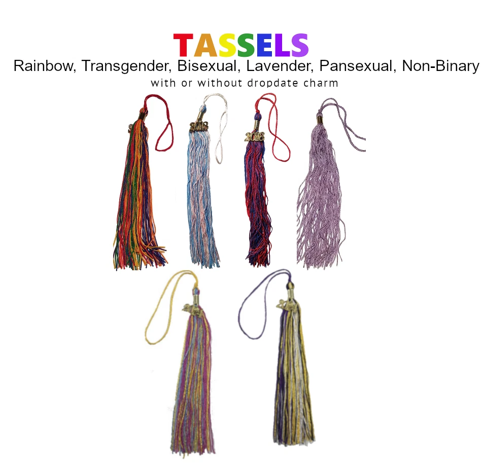 Rainbow Graduation Tassels, 2024 Tassel Graduation
