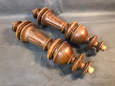 Coppia Di Colonne IN Legno Noce Di Mobile Buffer Henri 2 Déco Armadio Mensole