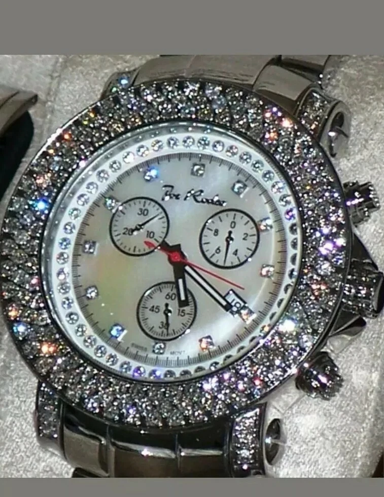 JoeRodeo JJU53ダイヤ3.3 ct ジョーロデオ Joe Rodeo Diamond Accent Stainless Steel Band Wristwatches for