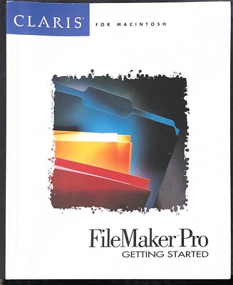 FileMaker Pro, klassische Mac-Datenbanksoftware. 800Kb Scheiben, Handbücher. Keine Box