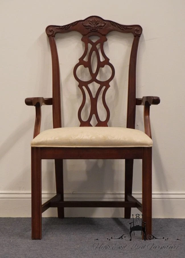 Sillón de comedor estilo Chippendale tradicional cerezo macizo STANLEY FURNITURE Foto 3 de 4