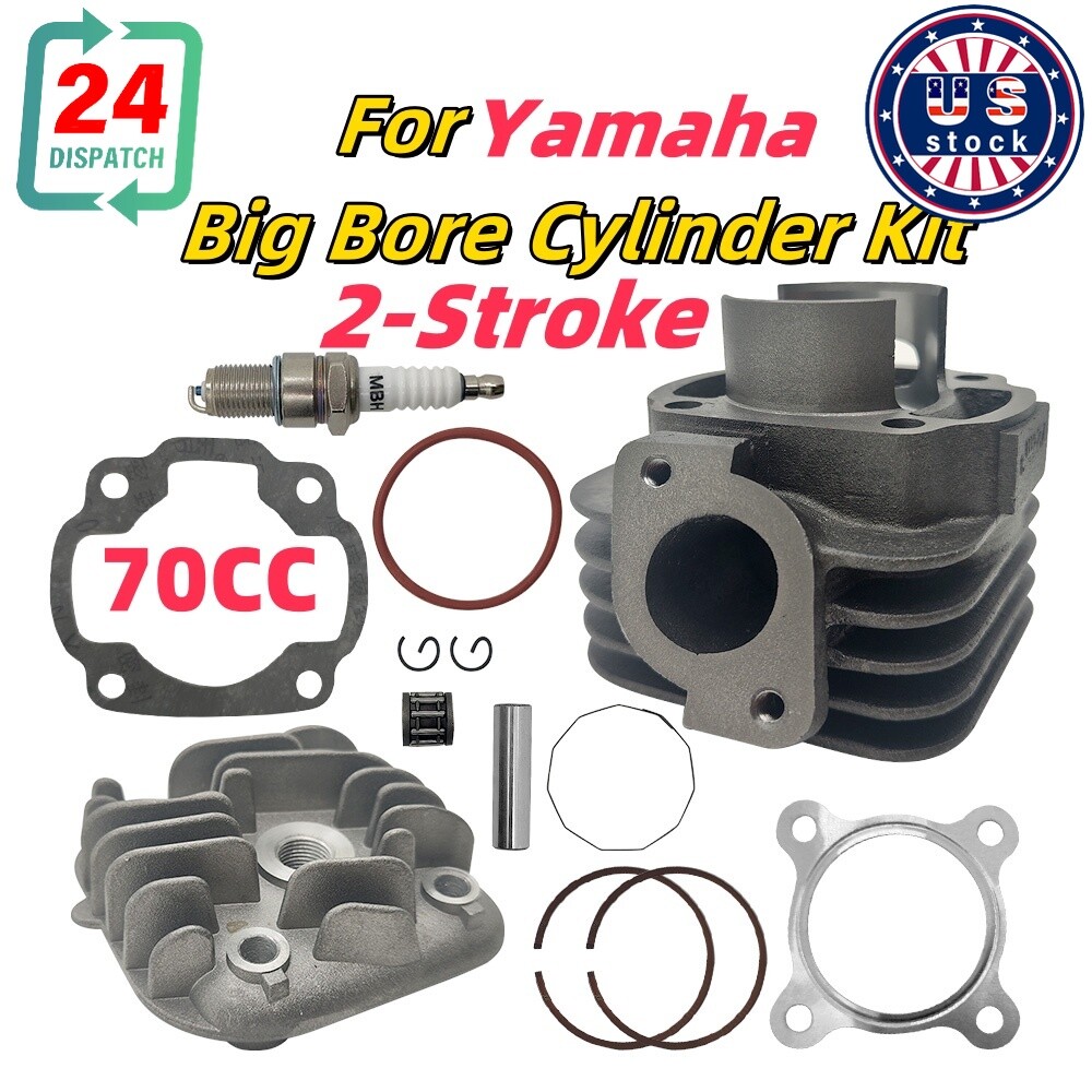 70cc Big Bore &Top End Kit 2-Stroke For Yamaha Jog /Minarelli
