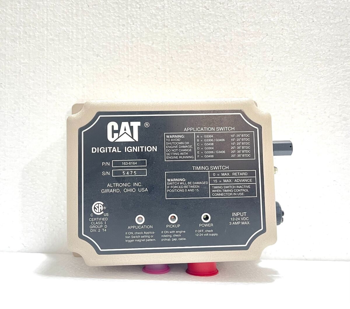 Caterpillar 163-6164 Ignition Electronic Control Module | eBay Caterpillar 163-6164 Ignition Electronic Control Module | eBay