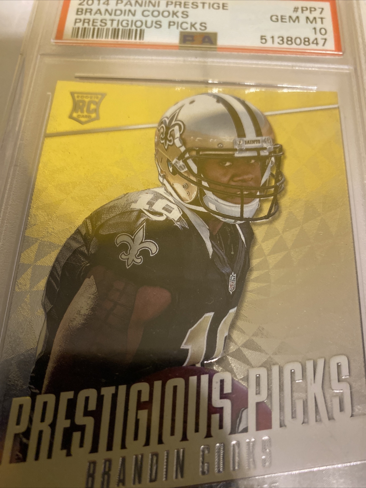 Brandin Cooks Panini Prestige Prestigious Picks #PP7 Base