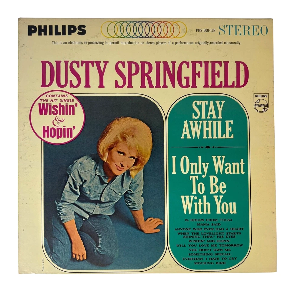 Dusty Springfield - Stay Awhile 1964 Vinyl LP Record Stereophonic PHS-600-133 - Image 2 of 4