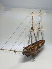 Modellino barca a vela in legno tagliato al laser scala 1/96: la nave HARVEY 1847 443 mm/17,4"