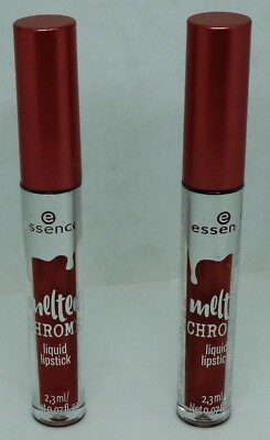 2 ESSENCE Melted Chrome Liquid Lipstick ALU-MINE-UM #05 Sealed