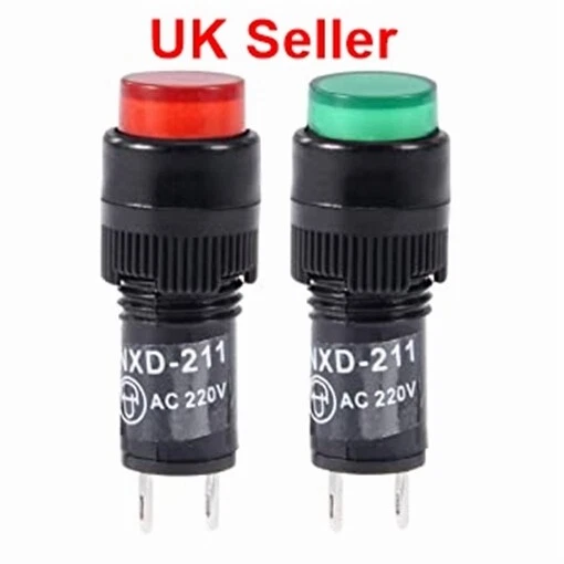 240 volt led indicator lights outlet
