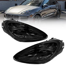 For Porsche Cayenne 2011-2014 LED Projector Headlights Assembly Replacement Set