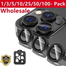 Wholesale Bulk Lot Metal Ring Camera Lens Protector For iPhone 16 15 Pro Max Pro