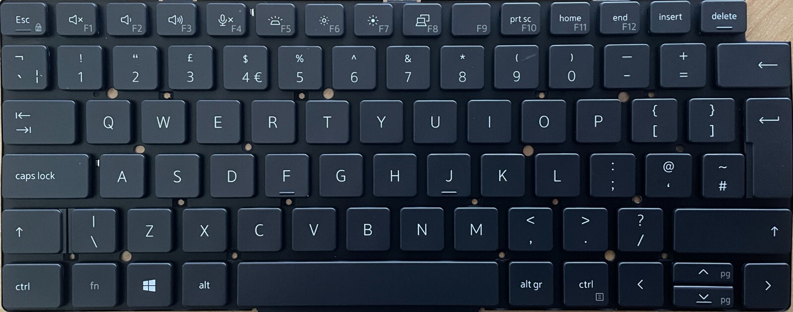 UK Backlit Replacement Key(s) For Dell Latitude E5550 Laptop – Black (Type 1) - View #4