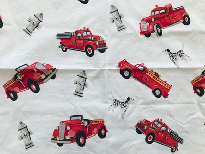 fire truck sheets queen
