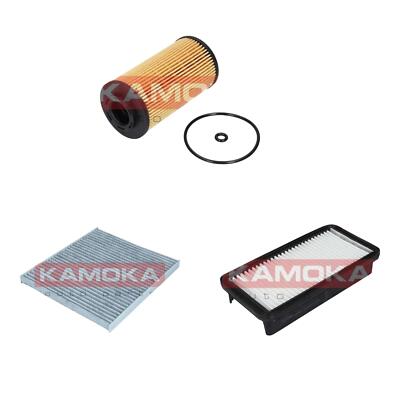 KAMOKA Inspektionspaket Filterset passend für KIA Rio II 1.5 CRDi