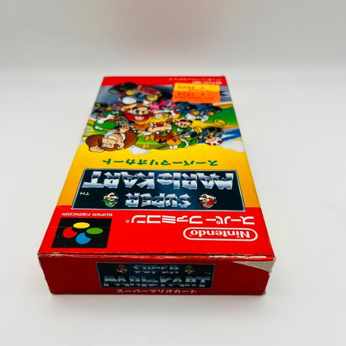 Nintendo Super Famicom Super Mario Cart w/ Box Manual NES SFC Japan Used - Picture 11 of 19