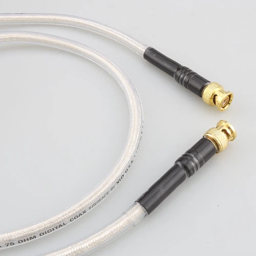 HI-End Silver Plated 75ohm Digital Audio RCA Cable HIFI Digital cable - Picture 12 of 14
