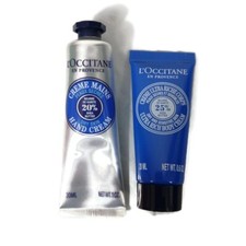 L'occitane 20 Shea Butter Hand Cream 25 Rich Body Cream Set x2 20/30ML NEW