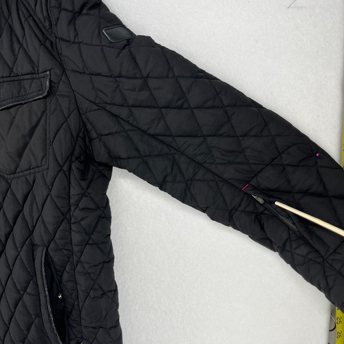 TUMI Jacket Mens M Diamond Quilted Puffer Insulated Full Zip Hiking Black - Picture 17 of 22