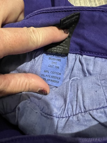 JEGGING NEGRO ORQUÍDEA para mujer Royal Púrpura Azul Ajustado Talla 25 NUEVO - Imagen 4 de 4