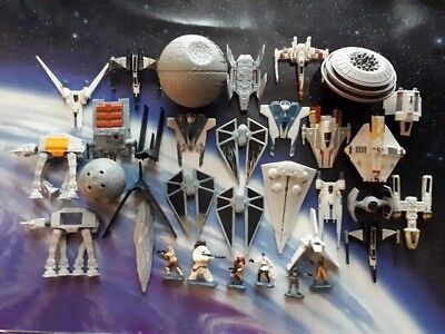 Star Wars Micro Machines Ship Collection Star Destroyer X-wing Tie Fighter AT-AT Star Wars