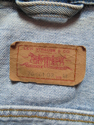 Levi's 70401 Jeans Weste Jeansweste M, Oldschool, SLIM FIT, Vintage  Denim