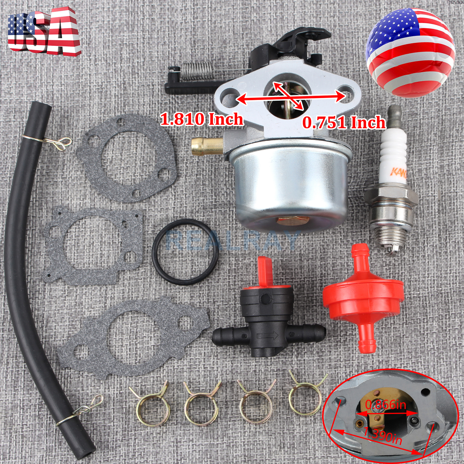 Carburetor Carb for Briggs Stratton 775 Professional Motor 175cc